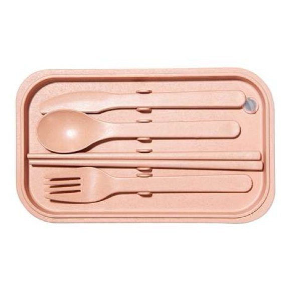 Our Place Layered Lunch Box with Clips + Utensils - Picture 3 of 5